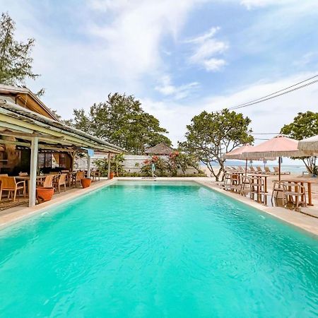 Bungalow Cafe Gili Beachfront Гили-Мено Экстерьер фото