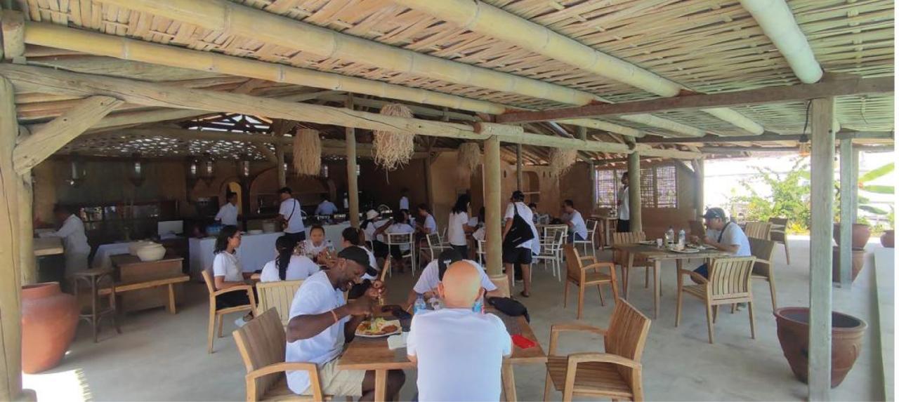 Bungalow Cafe Gili Beachfront Гили-Мено Экстерьер фото