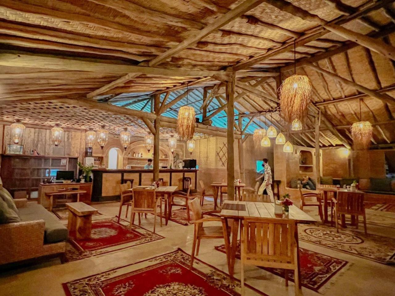 Bungalow Cafe Gili Beachfront Гили-Мено Экстерьер фото